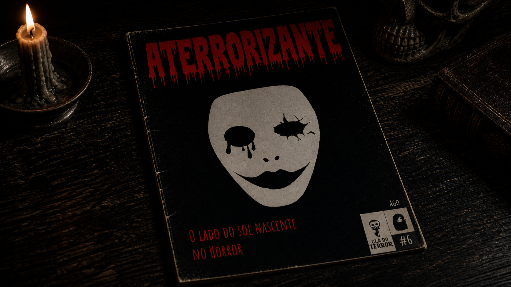 Capa do e-book Revista Aterrorizante 6ª Edição: Cultura Oriental - Clã do Terror
